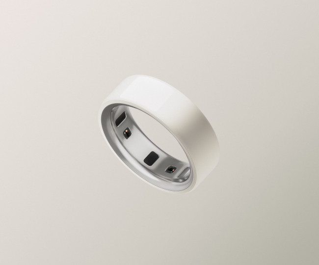 Розумне кільце Oura Ring 4 Ceramic Cloud